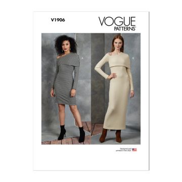 Vogue Sewing Pattern 1906 (B5) - Misses' Dress