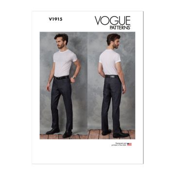 Vogue Sewing Pattern 1915 (MUU) - Men's Jeans 