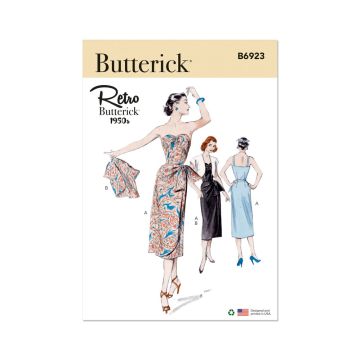 Butterick Sewing Pattern B6923 (F5) Misses' Dress and Bolero Jacket  16-24