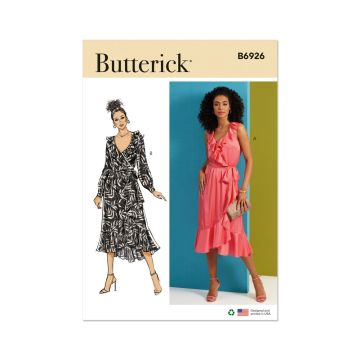 Butterick Sewing Pattern B6926 (D5) Misses' Dress and Sash  4-12