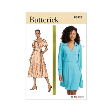 Butterick Sewing Pattern B6928 (B5) Misses' Dress in Two Lengths  8-16