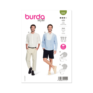 Burda Style Sewing Pattern 5895 (36-46) Men's Top  36-46