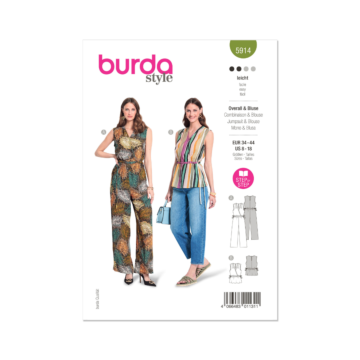Burda Style Sewing Pattern 5914 (8-18) Misses' Jumpsuit and Top  8-18