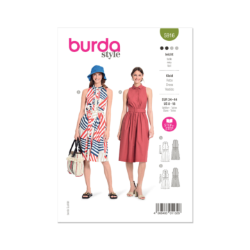 Burda Style Sewing Pattern 5916 (8-18) Misses' Dress  8-18