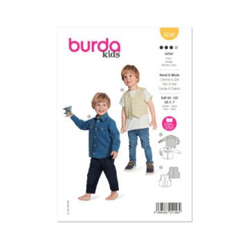 Burda Style Sewing Pattern 9248 (2-7) Childrens Shirt Waistcoat & Vest  2-7