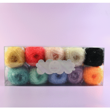 Rico Creative Bubble DK 10 Piece Crazy Bubble Gang Yarn Colour Pack 007 - 10 x 50g