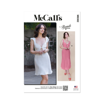 McCalls Sewing Pattern M8382 (Y5) Misses' Dresses by Brandi Joan  18-26