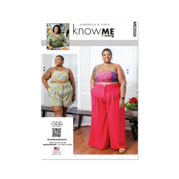 Know Me Sewing Pattern 2028 (FG) Women Top & Pants by Aaronica B Cole  16W-26W