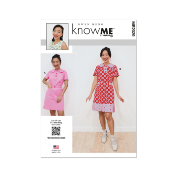 Know Me Sewing Pattern 2029 (K5) Misses' Dresses by Gwen Heng  8-16