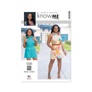Know Me Sewing Pattern 2030 (Y5) Miss Dress & Romper Duana M Chandler  18-26