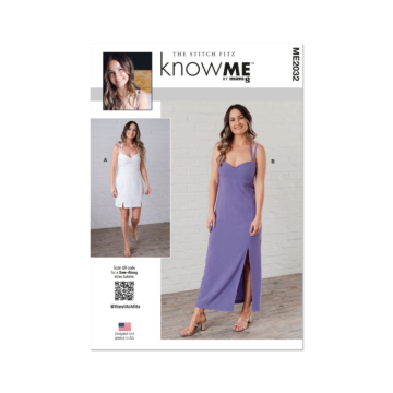Know Me Sewing Pattern 2032 (Y5) Misses' Dress by The Stitch Fitz  18-26