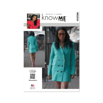 Know Me Sewing Pattern 2034 (K5) Misses' Jacket Dress by Beaute J Adore  8-16