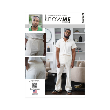 Know Me Sewing Pattern 2035 (AA) Mens Shirt & Pants Norris Dante Ford  34-42