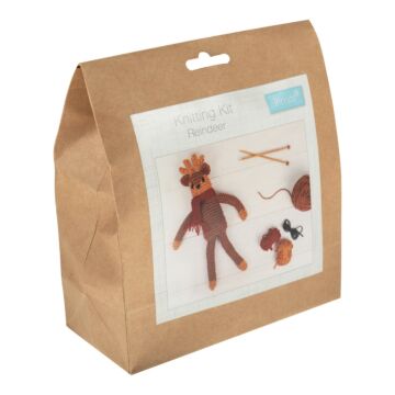 Trimits Knit Kit Reindeer Brown 5cm x 20cm x 40cm
