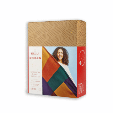 Sirdar Kith & Kin Patchwork Blanket Knitting Kit Multi 821g
