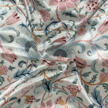 William Morris Faux Silk Fabric 148cm