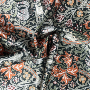 William Morris Golden Lily Faux Silk Fabric Multi 148cm