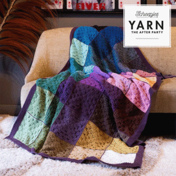 Scheepjes Yarn The After Party 203 Scrumptious Squares Blanket Pattern  