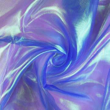 Iridescent Organza 100% Polyester Fabric 8 - Blue 148 cm