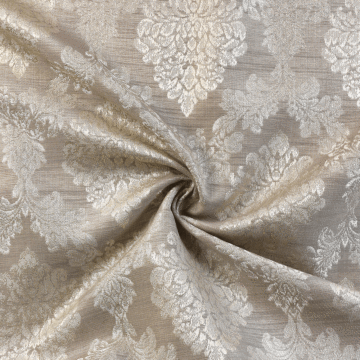 Downton Poly Cotton Curtain Fabric Mocha 140cm