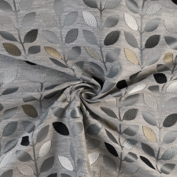Rio Polyester Cotton Curtain Fabric Liquorice Root 140cm