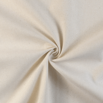 Recycled Cotton Polyester Linen Look Fabric Off White 140cm
