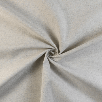 Recycled Cotton Polyester Linen Look Fabric Silver 140cm
