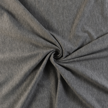 Cotton Elastane Jersey Fabric Grey Marl 150cm