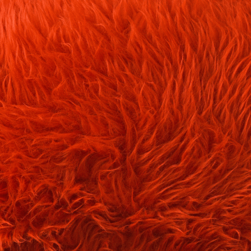 Short Pile Acrylic Faux Fur Fabric Red 150cm