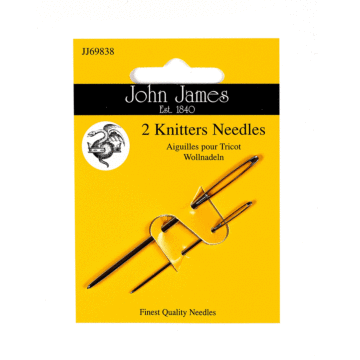 John James Knitters Sewing Needles  14-18 x 2pcs