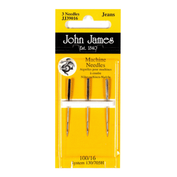 John James  Jeans Machine Needles  16 x 3pcs