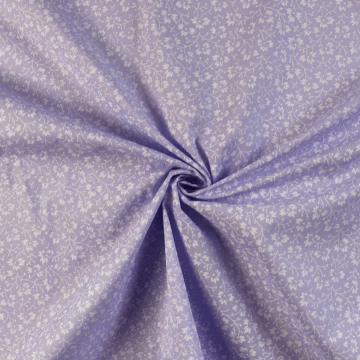 Lacquer Flower Polycotton Fabric Lilac 110cm