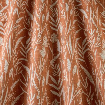 ILIV Wild Grasses BCI Cotton Curtain and Upholstery Fabric Clementine 140cm