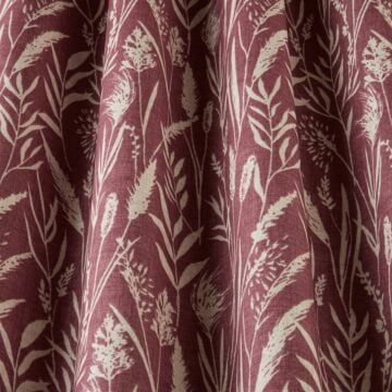 ILIV Wild Grasses BCI Cotton Curtain and Upholstery Fabric Rosewood 140cm