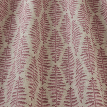 ILIV Fernia BCI Cotton Curtain and Upholstery Fabric Dusty Pink 140cm