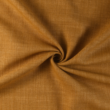 Clarke and Clarke Linoso Curtain and Upholstery Fabric Saffron 147cm
