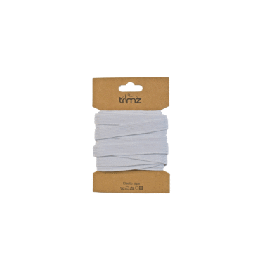 Card of Elastic White 12mm x 5mtrs