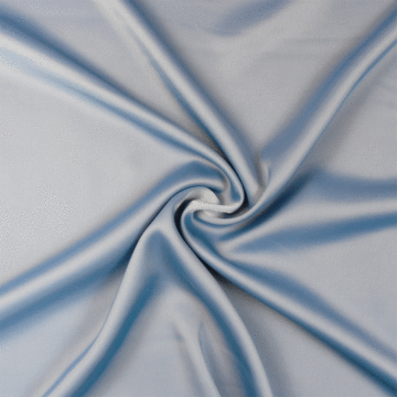 Plain Crepe Satin Fabric 60 Dusk Blue 147cm