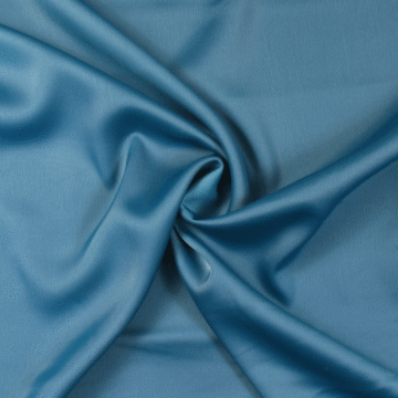 Plain Crepe Satin Fabric 81 Vivid Teal 147cm