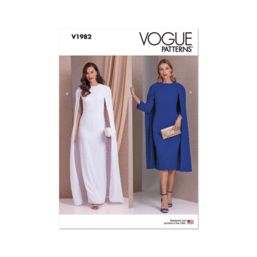 Vogue Sewing Pattern 1982 (Y5) Misses' Dresses  18-26