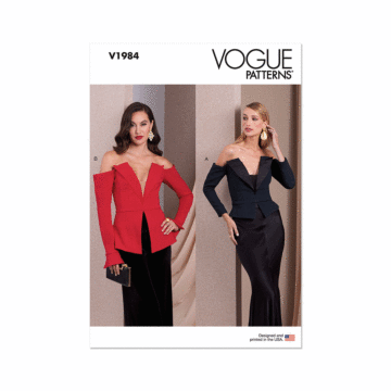 Vogue Sewing Pattern 1984 (Y5) Misses' Tops  18-26