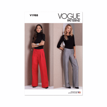 Vogue Sewing Pattern 1988 (H5) Misses' Pants  6-14