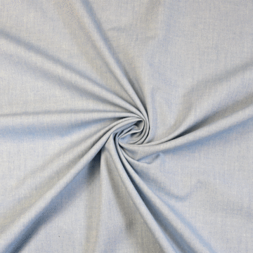Yarn Dyed 100% Cotton Chambray Fabric Light Blue 150cm