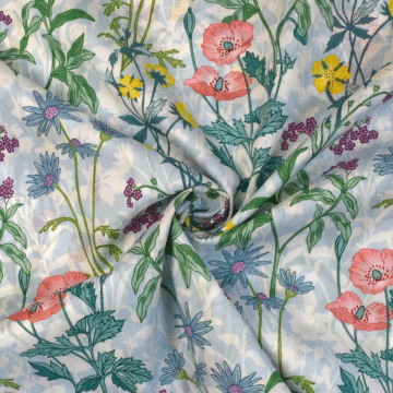 Liberty Tana Lawn Ophelia Fabric Cream 138cm