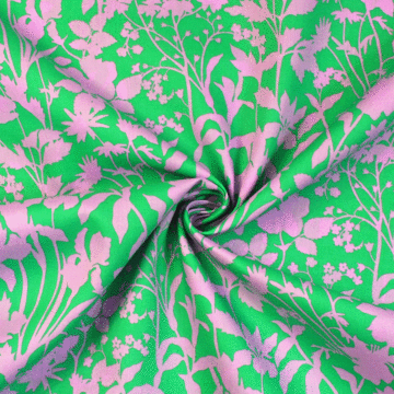 Liberty Tana Lawn Ophelias Silhouette Fabric Green 138cm