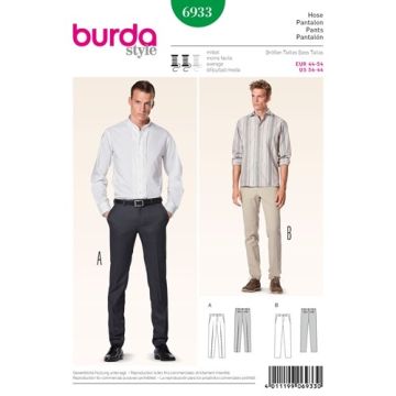 Burda Sewing Pattern 6933 - Menswear 34-44 X06933BURDA 34-44 Man