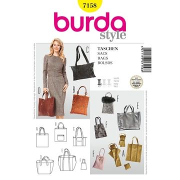 Burda Sewing Pattern 7158 - Shopping Bag One Size X07158BURDA One Size