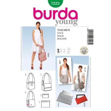 Burda Sewing Pattern 7223 - Bag One Size X07223BURDA One Size