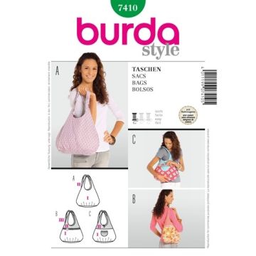 Burda Sewing Pattern 7410 - Bags One Size X07410BURDA One Size
