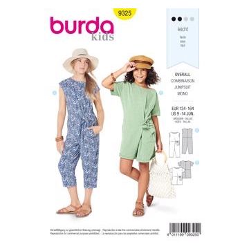 Burda Sewing Pattern 9325 - Child's Overalls Age 9-14 X09325BURDA 9-14